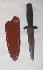 VTG VALOR MIAMI USA 440 STAINLESS JAPAN 384 BOOT KNIFE DAGGER w/SHEATH picture