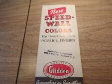 VTG 1949 Brochure Glidden New Speed Wall Colors Interior Finishes picture