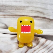 Domo Qee Mini Figure Clear Translucent Yellow 2012 Toy2R Posable No Box 2 Inch picture