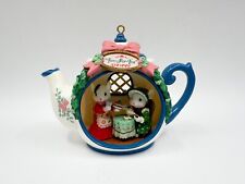 Enesco Treasury Friends Are Tea-rrific Teapot Members Ornament 1996 *NO BOX* picture