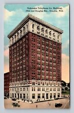 Omaha NE-Nebraska, Nebraska Telephone Co Building, Antique Vintage Postcard picture