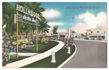 Hollywood-by-the-Sea Florida c1940's The Circle, business district picture