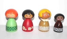 Lot 4 Avon Small World Doll Bottles Shampoo Cologne +++ picture