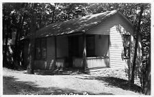 J27/ Cowans Gap Pennsylvania RPPC Postcard c1946 Park Cabin  266 picture