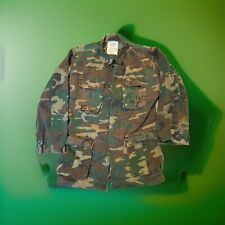 USGI Vietnam Era ERDL Camouflage Hot Weather Coat Small Long USMC Marines Shirt picture
