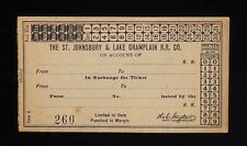 1930s? St. Johnsbury & Lake Champlain Railroad Co. H. C. Stoughton Montpelier VT picture