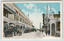 Postcard Lake Park Hotel and Rialto Theatre in West Palm Beach, Florida picture