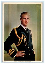 1961 Prince Philip H.R.H The Duke Of Edinburgh United Kingdom UK Postcard picture