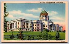 Montana Helena State Capitol Government Building Linen Vintage UNP MT Postcard picture
