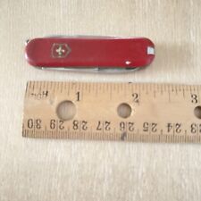Victorinox Swiss Army Pocket Knife Old Cross Red Vintage Victoria Switzerland picture