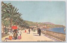 TUCK Oilette~Nice France~Boulevard du Midi~c1910 Postcard picture