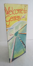 WELCOME TO GERMANY circa 1936 Travel Brochure, Illustrated picture