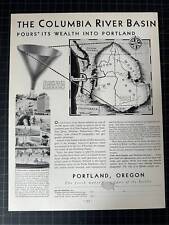 Vintage 1930s Portland, Oregon Print Ad picture