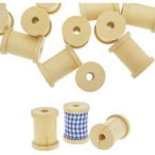 Small Unfinished Wooden Spools for Crafts (2 x 1.5 in, 24 Pack) picture