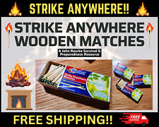 Diamond Greenlight Strike Anywhere Matches 3 boxes of 300 per box-  picture