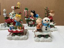 NEW Peanuts Christmas Train Danbury Mint, Linus, Lucy, Sally, Charlie Brown picture