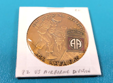 Rare 82nd Airborne Division Army All American Challenge Coin Medal picture