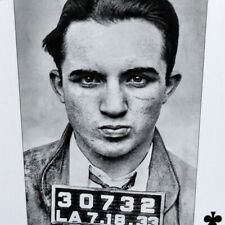 Piatnik MUGSHOT Trading Swap Card • Mickey Cohen • LA Crime Boss picture