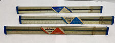 3 Vntg Triangular Scale Pickett 235A / 235E / P231 TR -3 Sides Engineer Art picture