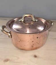 Vintage Copper Stock Pot Made In France 6.25