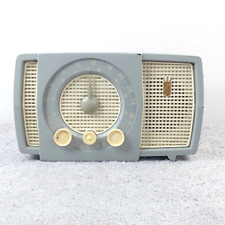 Zenith Tube Radio Model Y723 AM/FM Bakelite Gray Vintage 1950's MCM  Works picture
