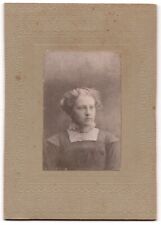 ANTIQUE CDV CIRCA 1890s MISS N.E. RYDING GORGEOUS YOUNG LADY NEW YORK picture