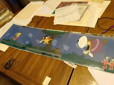 Mighty mouse animation cel 1979-1980 filmation production art background lot picture