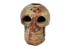 Vintage Stone Skull Incense Burner - 2.5