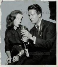 1958 Press Photo Piper Laurie and Cliff Robertson in The Days of Wine and Roses picture