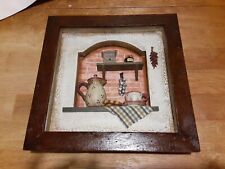 Vintage Shadow Box Scene 3D Shabby Chic picture