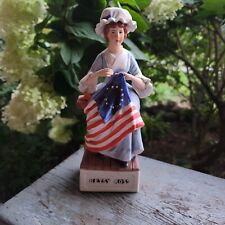 Vintage Betsy Ross McCormick Distilling Co. Empty Porcelain Whiskey Decanter picture