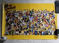 The Simpsons Vintage 2000 Large POSTER - Every Character Matt Groening 24x36 picture