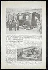 King Albert I of Belgium 1921 article “King’s Auto Becomes a Sight-Seeing Car” picture