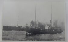 Steamship Steamer WHITESBORO real photo postcard RPPC picture