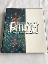 FATHOM PREMIERE EDITION TRADING CARD BINDER, CARDS, CHASES, SKETCHES, 2001 picture