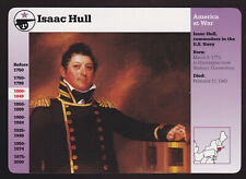 ISAAC HULL Commodore U.S. Navy War of 1812 Hero GROLIER STORY OF AMERICA CARD picture