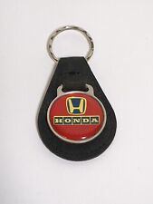 Vintage Honda Old Stock Red Key Ring Fob Keychain Coin Holder Some Scratches  picture