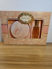 Vint Chantilly Dusting Powder 5oz Parfume Classic Fragrance Gift Set Sealed 90's picture