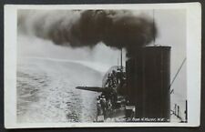 Going on the Range WW1 Navy Ship Enrique Muller Jr Real Photo Postcard RPPC 4956 picture