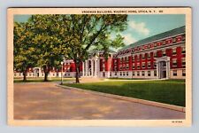 Utica NY-New York, Masonic Home, Vrooman Building, Antique Vintage Postcard picture