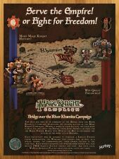 2002 Mage Knight Miniatures Game River Khamita Print Ad/Poster Figures Promo Art picture