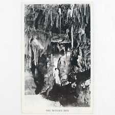 Witch's Den Texan Woman Postcard 1950s Texas Cave Without Name Boerne Art A1665 picture