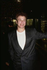 Robert Wuhl wearing a white t-shirt beneath a black double-breaste- Old Photo picture