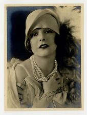 Norma Talmadge 1930 Stunning Elmer Fryer Flapper Girl Portrait Art Deco  picture
