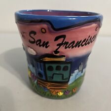 SAN FRANCISCO CALIFORNIA JUMBO SIZE 3-D Ceramic Coffee Cup Tea Mug Vintage picture