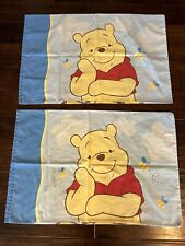 Vintage Disney Winnie the Pooh + Tigger Pillow Case Standard Size Double Sided picture