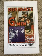 Dick Tracy’s G-men Ralph Byrd Poster 11 x 17 (159) picture
