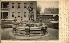 1907. COURT YARD FOUNTAIN. BAKER CITY, OR. POSTCARD. MM17 picture