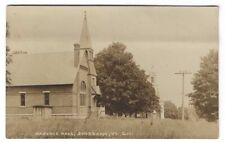 1936 Masonic Hall Shoreham, VT  Eastern Illustrated Co. RPPC Postcard Photo A2 picture