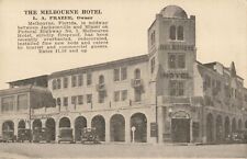 The Melbourne Hotel Melbourne Florida FL Old Cars c1930 Postcard picture